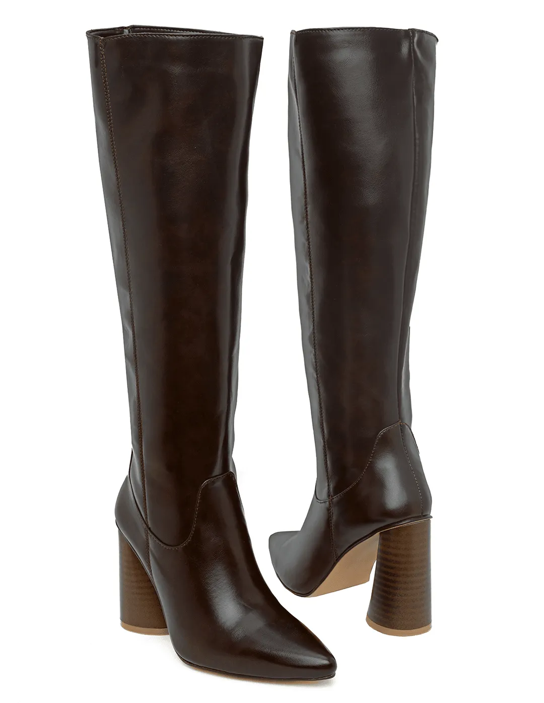 7961 BOTA ALTA TACÓN REDONDO ALBA