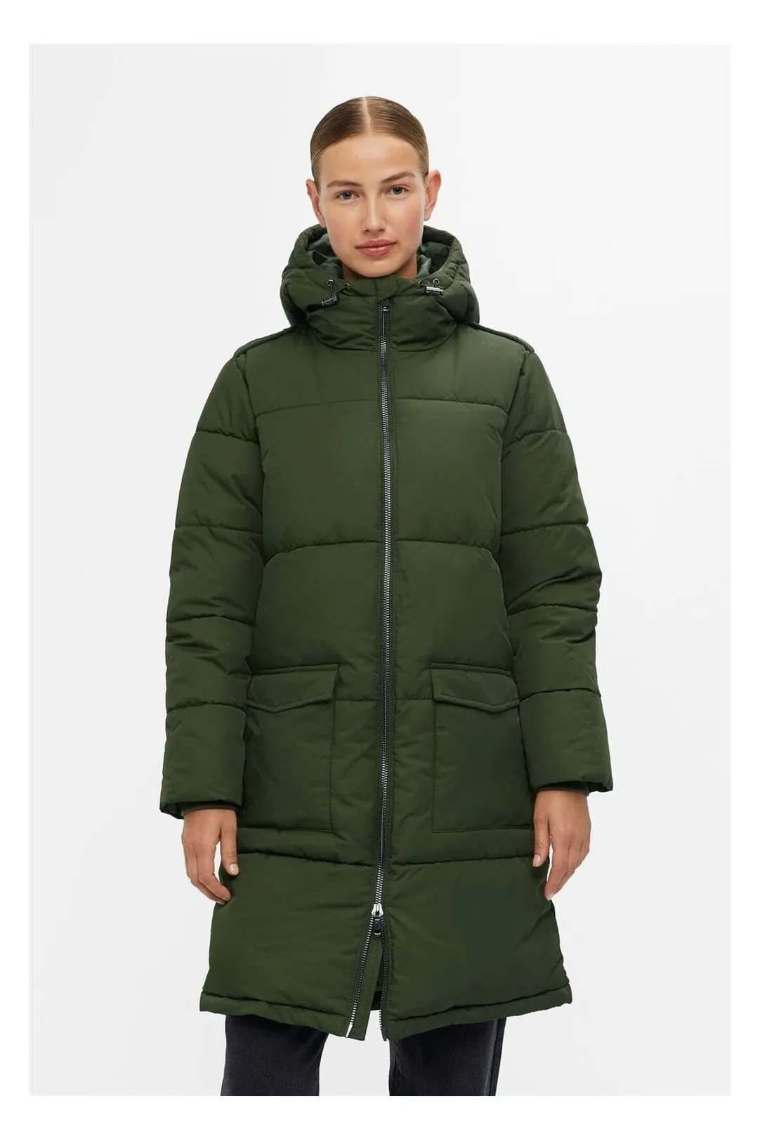 Abrigo acolchado Objzhanna verde