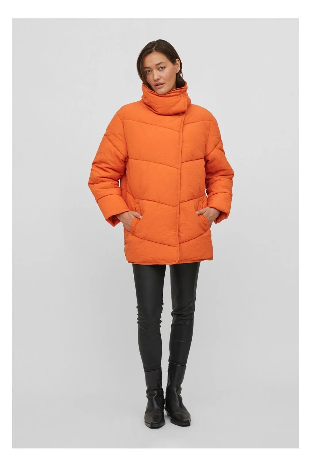 Abrigo acolchado Vilouisa naranja