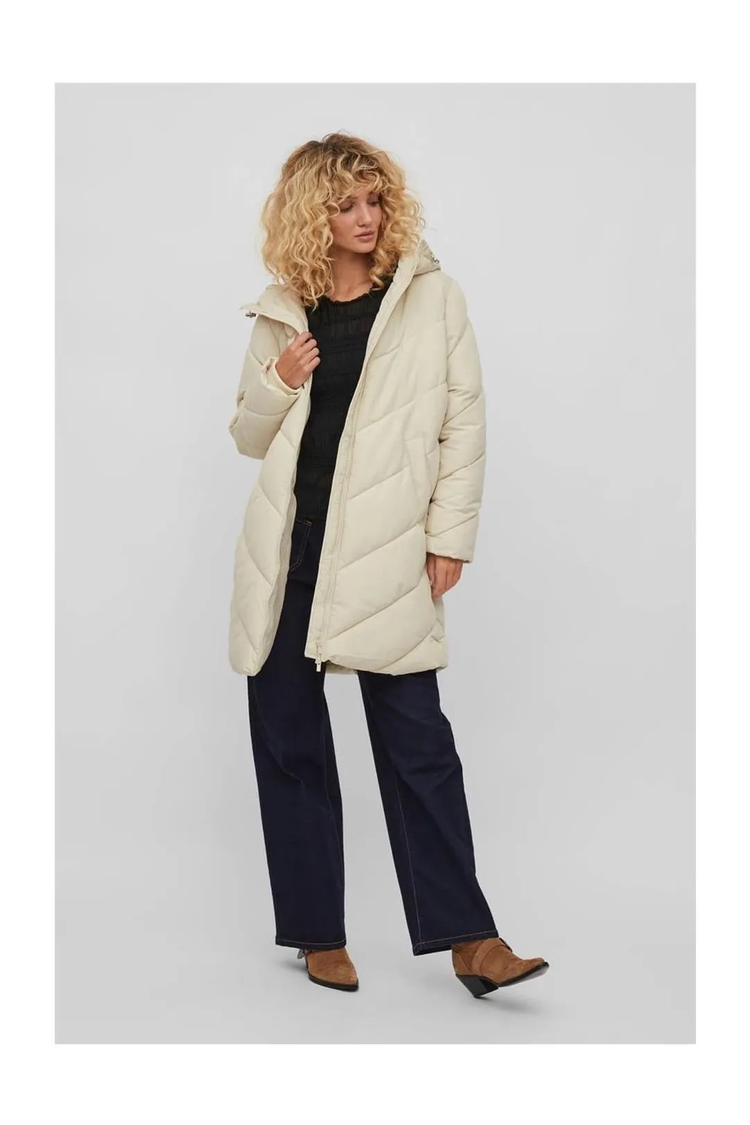 ABRIGO ACOLCHADO VITRUST BEIGE
