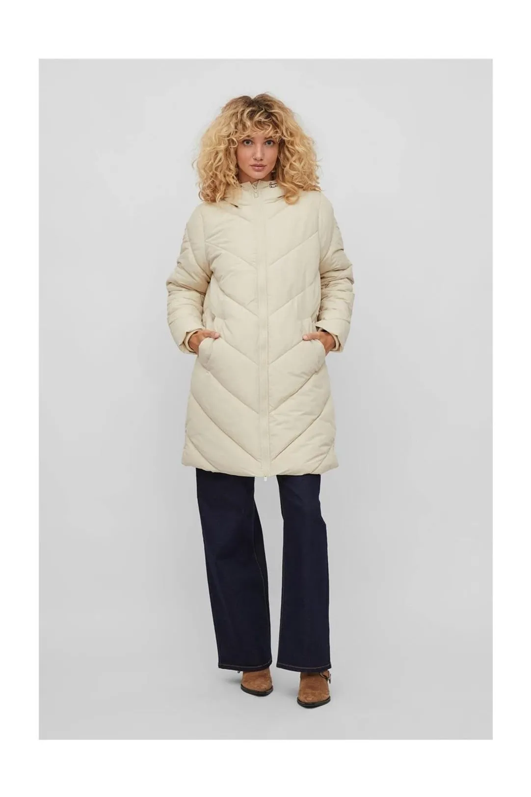 ABRIGO ACOLCHADO VITRUST BEIGE