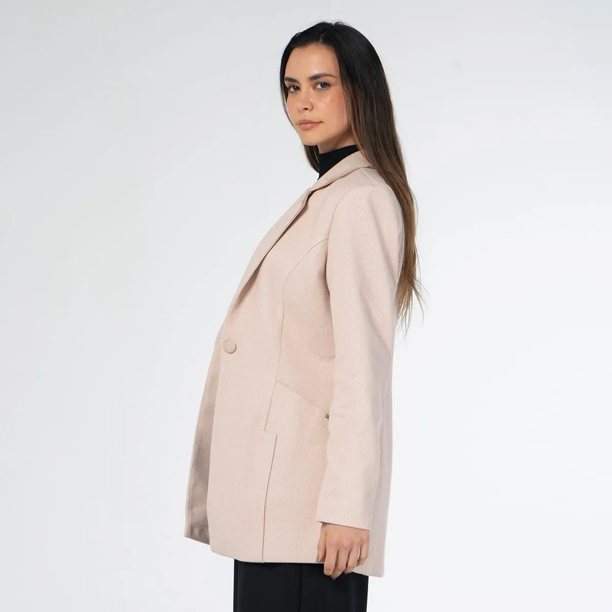 Abrigo Paño Slim Raw