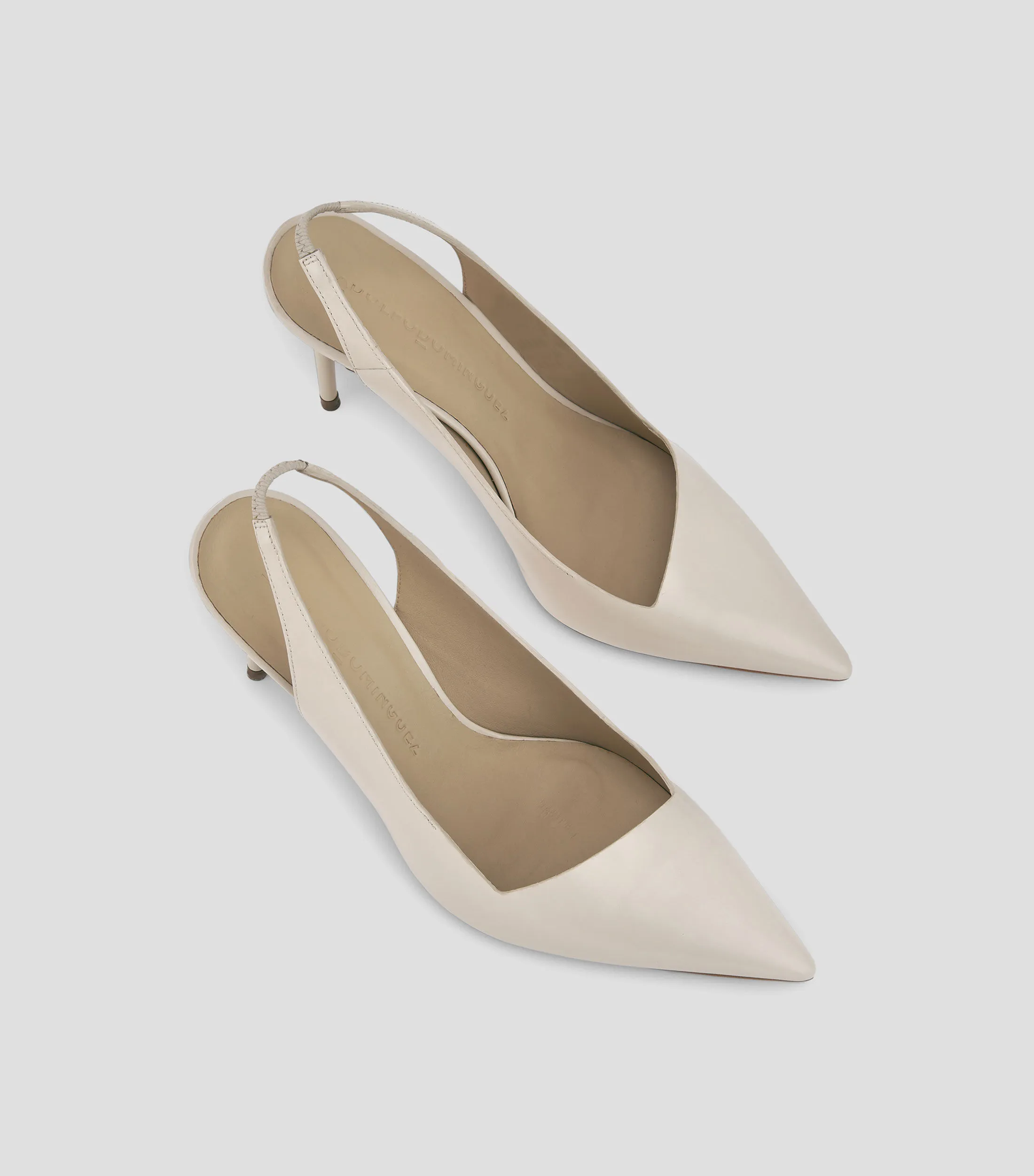 Adolfo Dominguez Zapatillas Slingback con tacón medio delgado Mujer