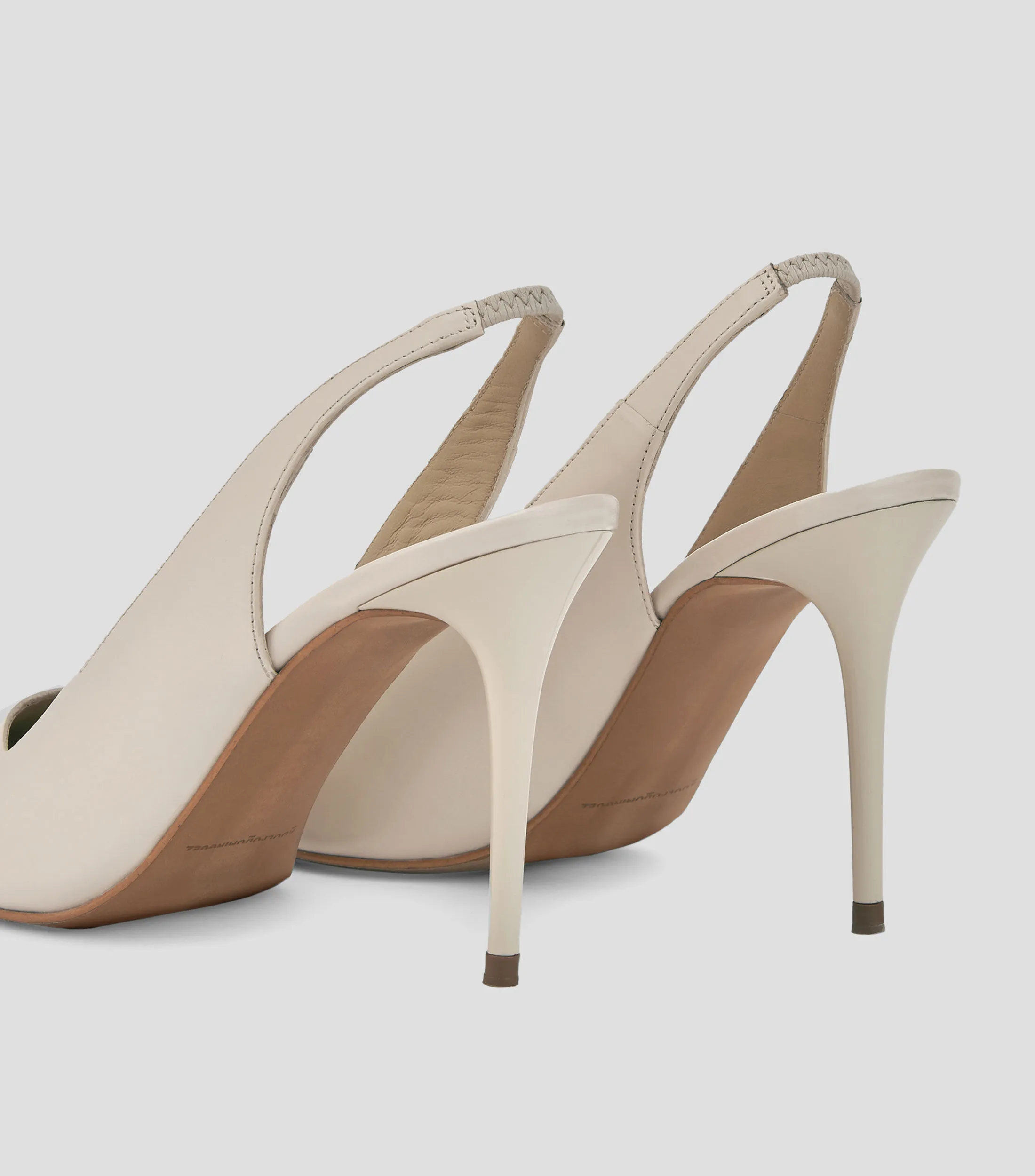 Adolfo Dominguez Zapatillas Slingback con tacón medio delgado Mujer