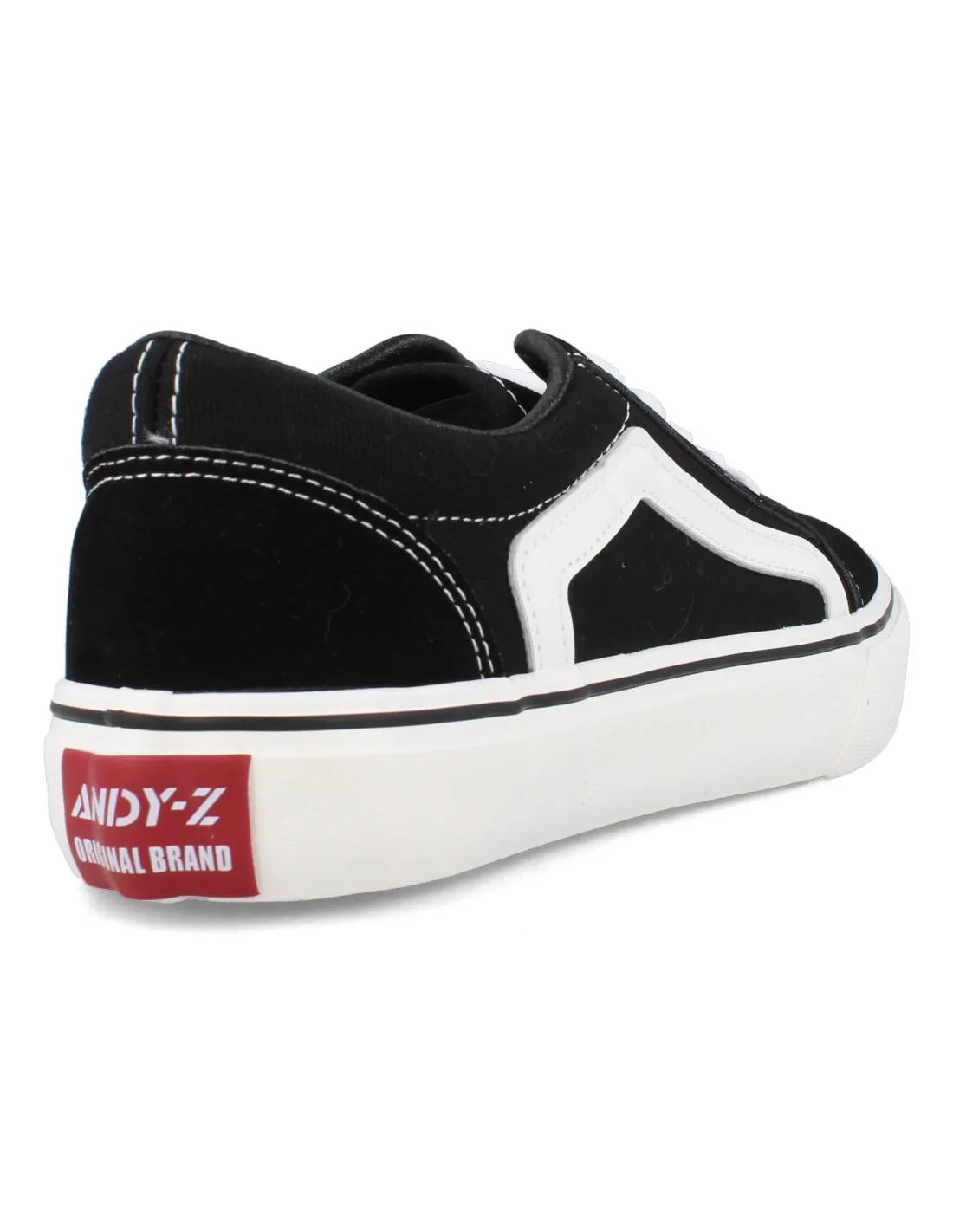 ANDY Z  ZAPATILLAS CASUAL BAJA NEGRAS