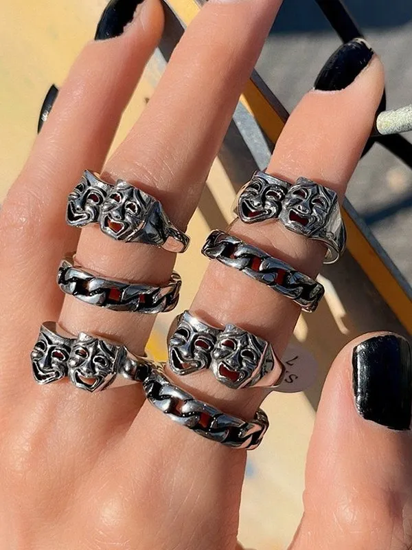 Anillo de sonrisa y llanto punk