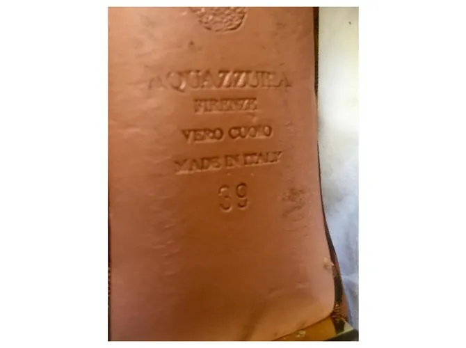 Aquazzura Pisos Christy Castaño Estampado de leopardo 
