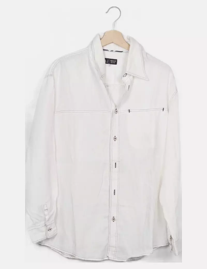 Armani Jeans Camisa blanca básica