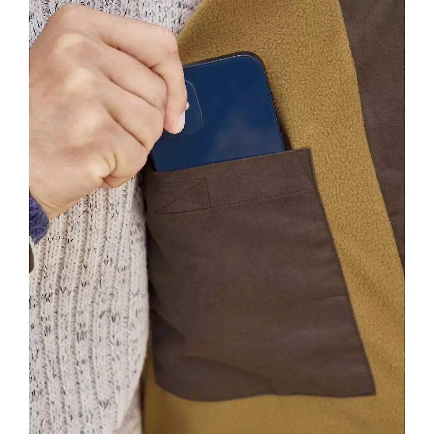 Atlas Para Hombre Chaqueta De Gamuza Sintética Para Hombre