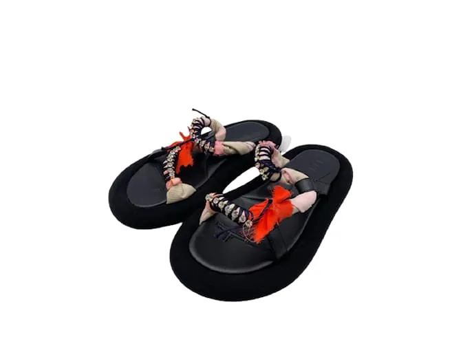 Autre Marque NO FIRMA / Sandalias UNSIGNED T.UE 40 Resplandecer Negro 