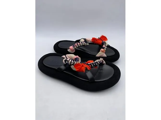 Autre Marque NO FIRMA / Sandalias UNSIGNED T.UE 40 Resplandecer Negro 