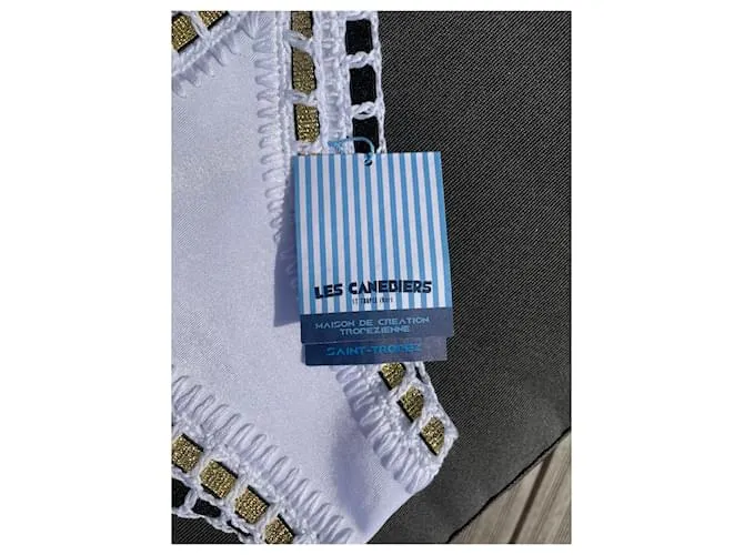 Autre Marque Traje de baño Blanco Dorado 