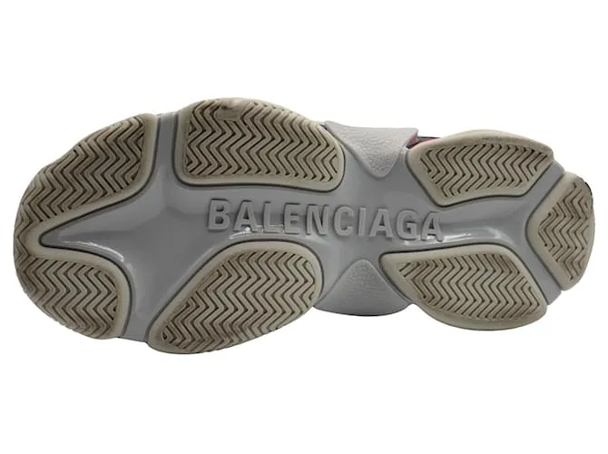 Autre Marque Zapatillas Balenciaga Triple S en poliéster gris/rojo/negro EU42 