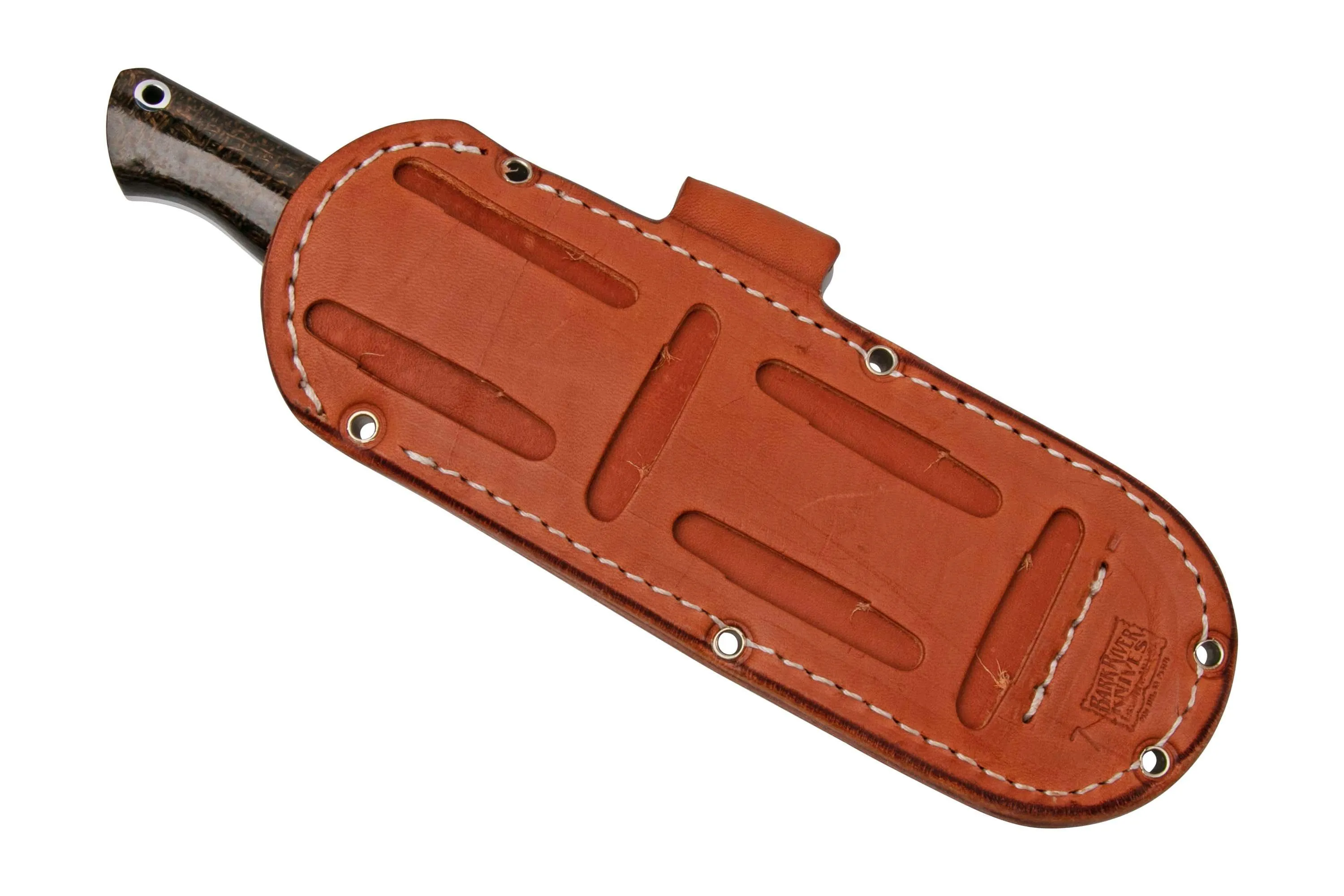 Bark River Gunny CPM 3V OD Green Burlap Micarta