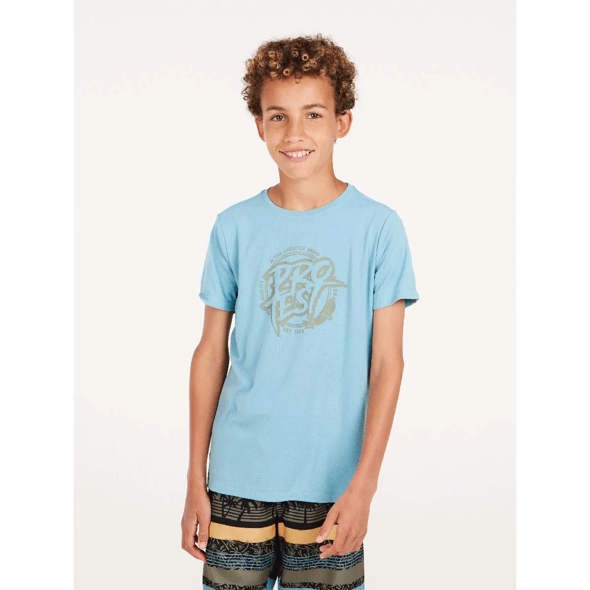 Bañador Niños Prtisland Jr Rashguard Sort Sl Protest Azul