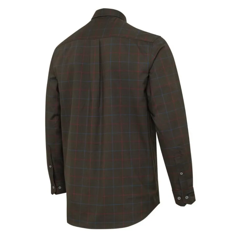 Beretta Camisa elástica Jargo Bark & Burgundy Check