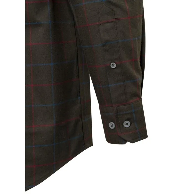 Beretta Camisa elástica Jargo Bark & Burgundy Check