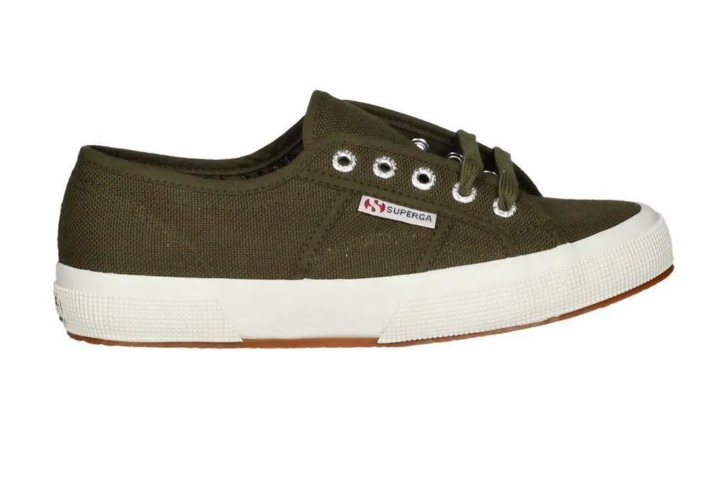 Blucher Lona Verde Militar Banda Goma Blanca