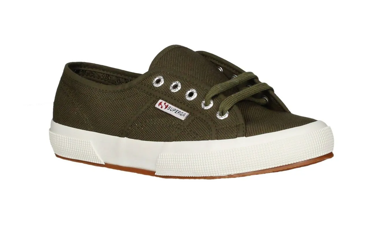Blucher Lona Verde Militar Banda Goma Blanca