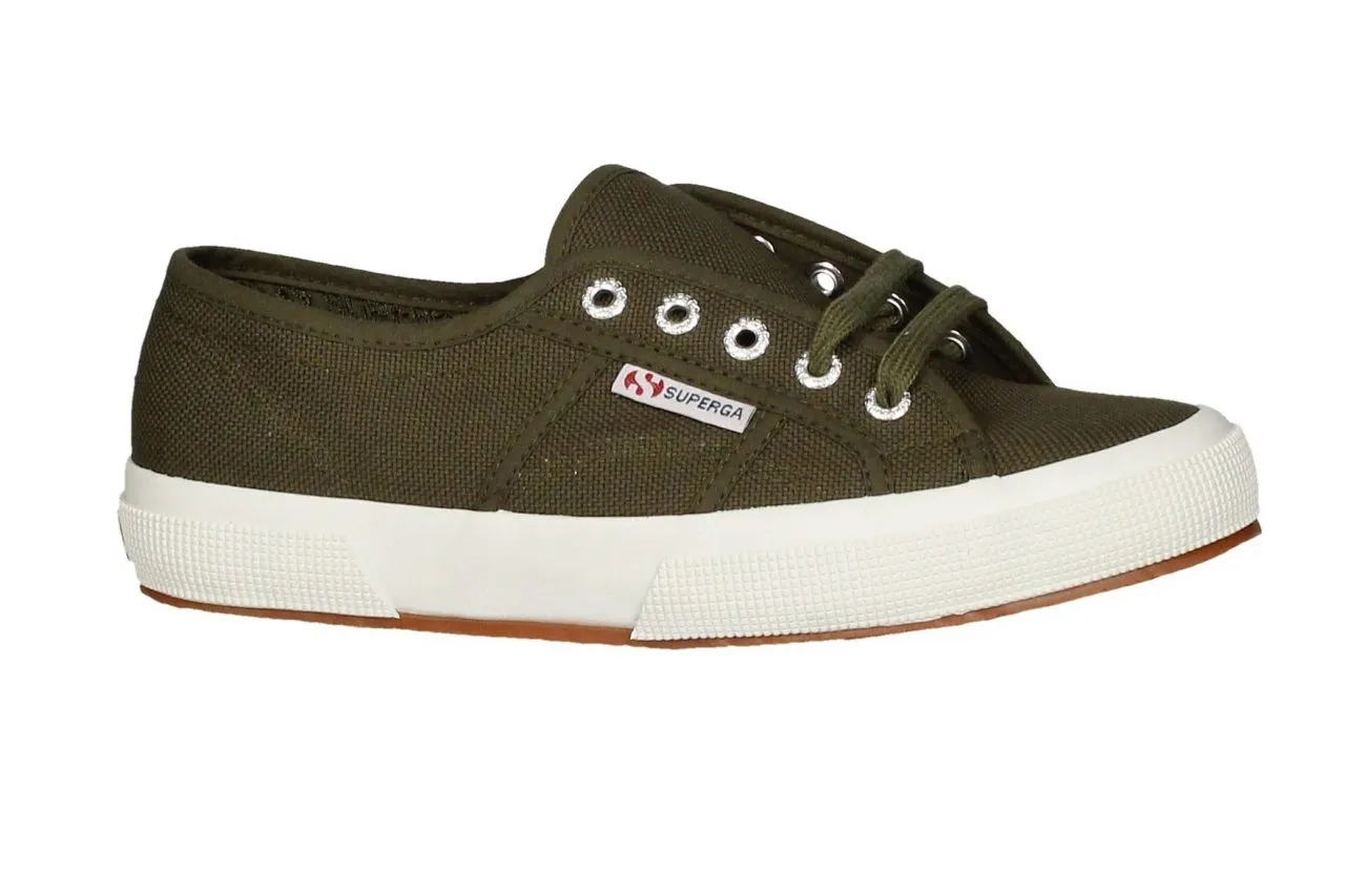 Blucher Lona Verde Militar Banda Goma Blanca