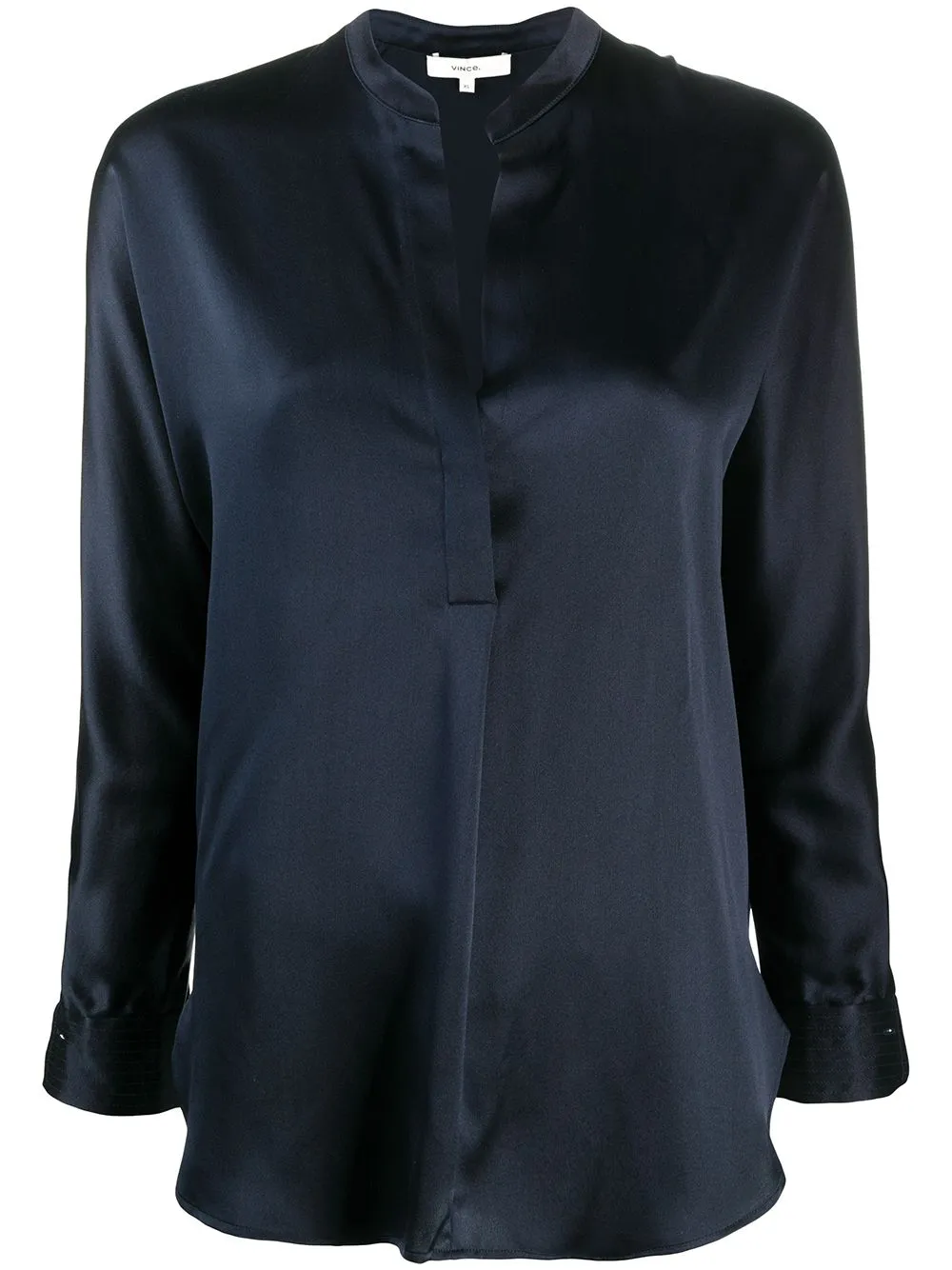 Blusa de satén de seda