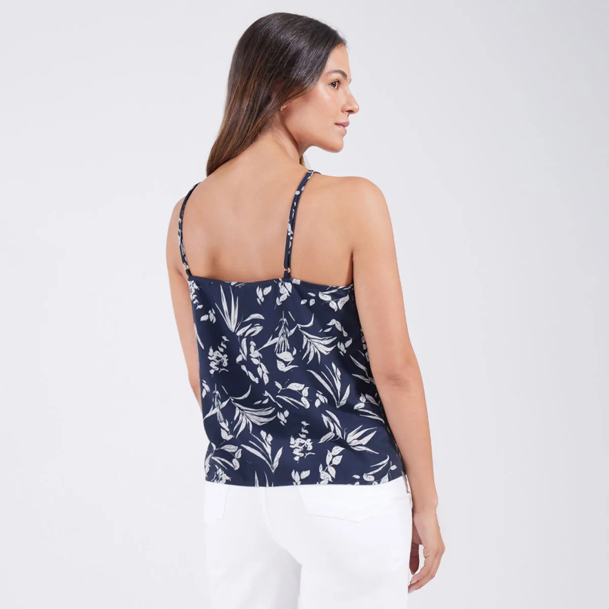 Blusa De Tiras Estampada