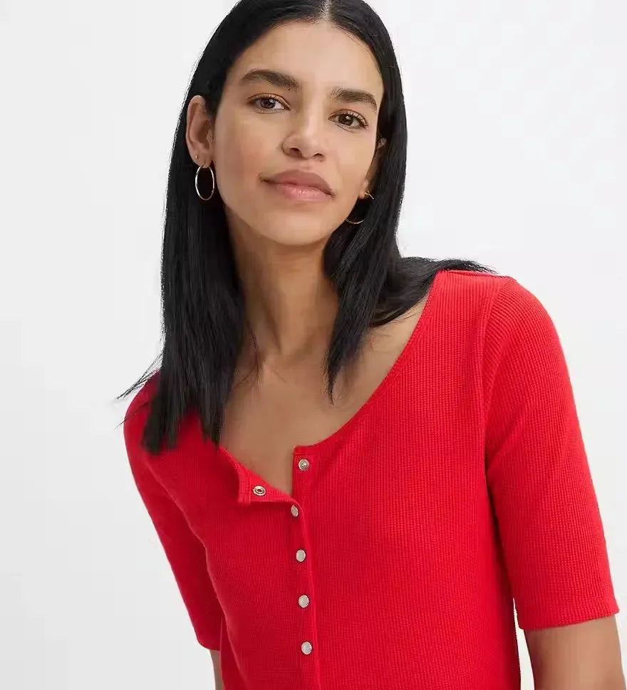 BLUSA LEVI'S® DRY GOODS WAFFLE BUTTONUP