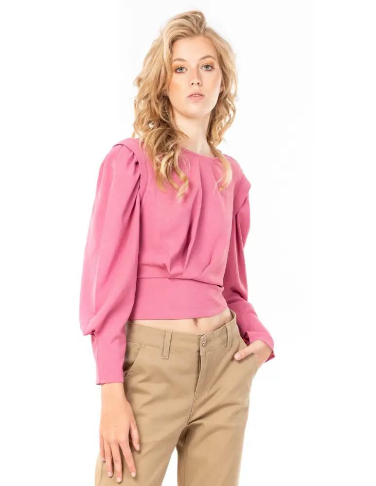 Blusa manga larga