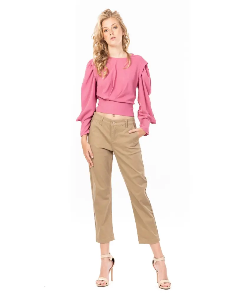Blusa manga larga