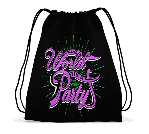 Bolsa Gymsac World is a party