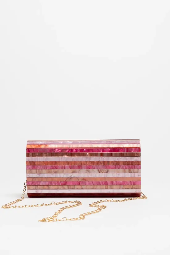 BOLSO DE MANO RISDA  ROSA