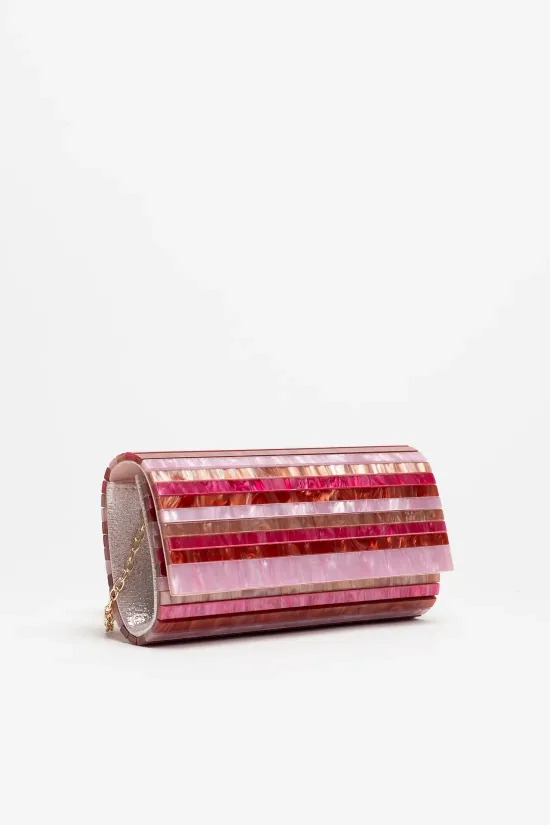 BOLSO DE MANO RISDA  ROSA