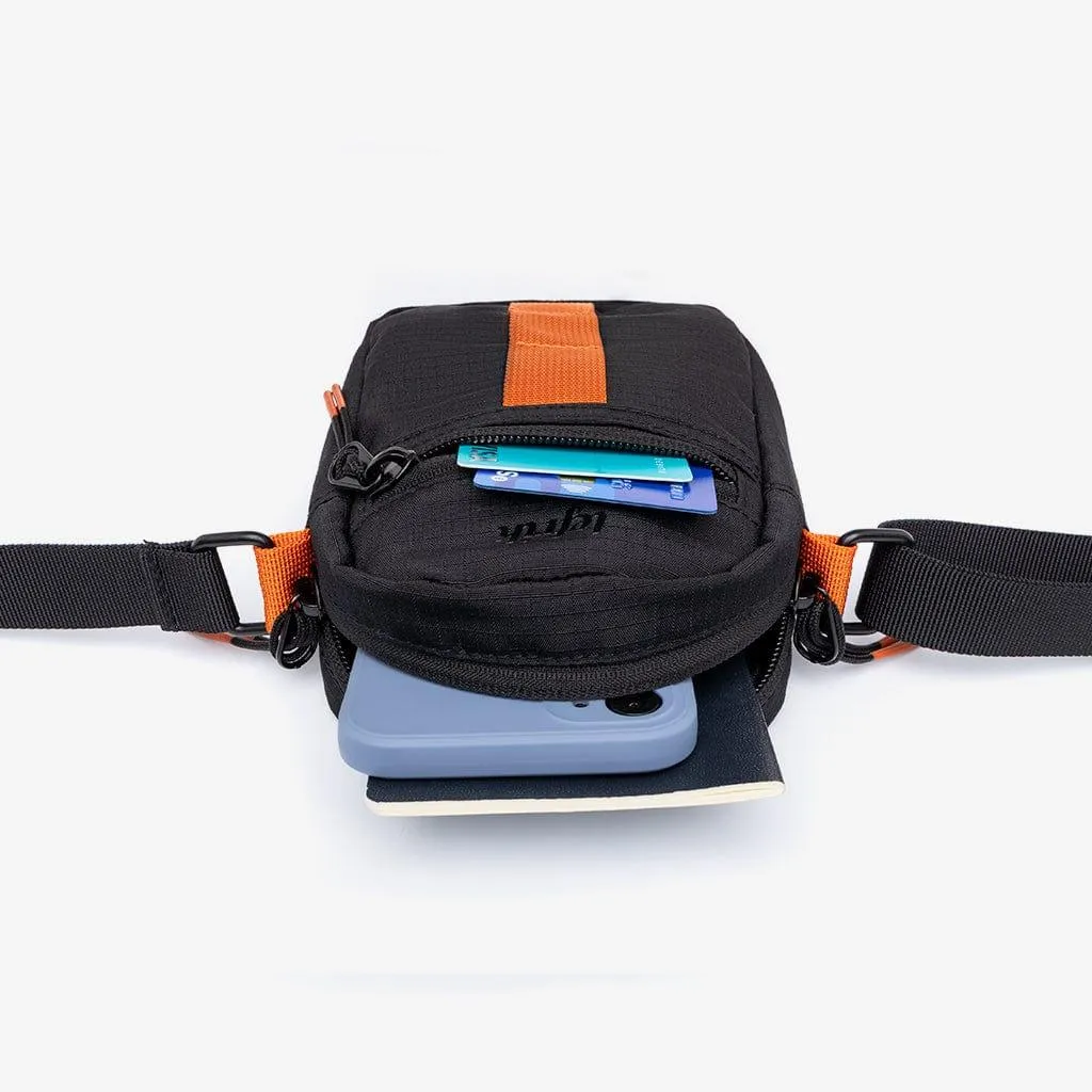 Bolso Lefrik Jan Side Bag Vandra Black Ripstop