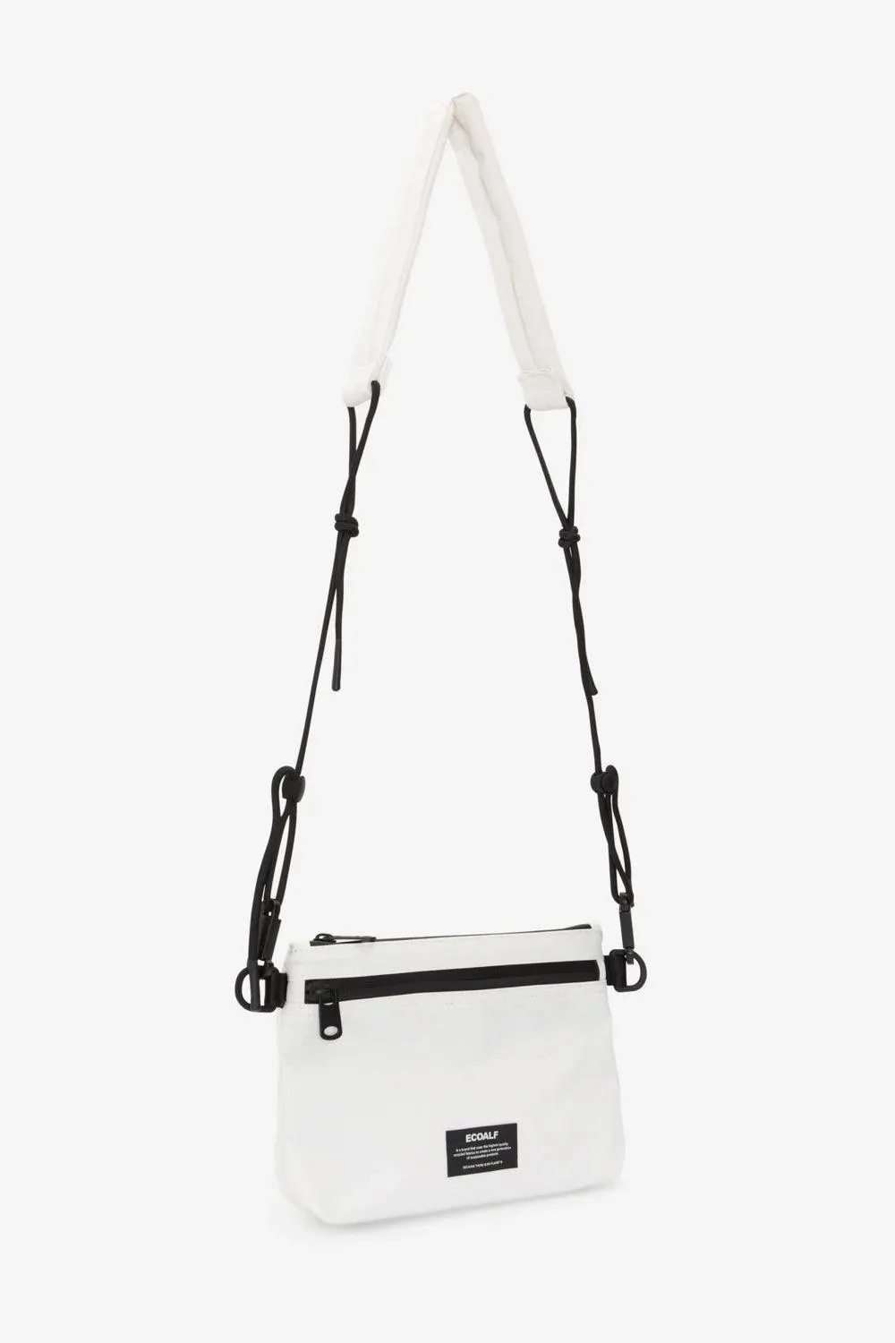 Bolso Lupita Double Zipper Blanco