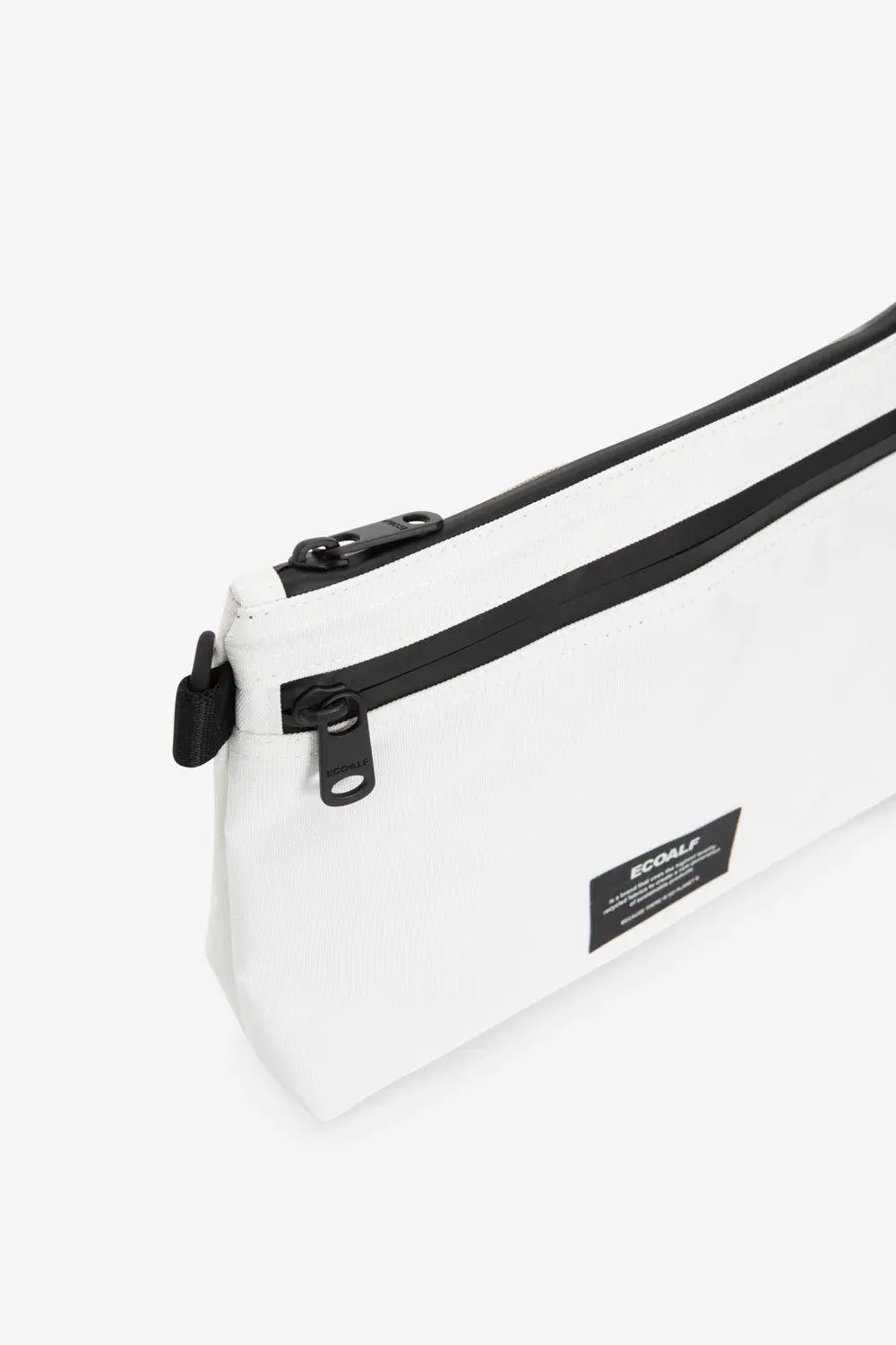 Bolso Lupita Double Zipper Blanco