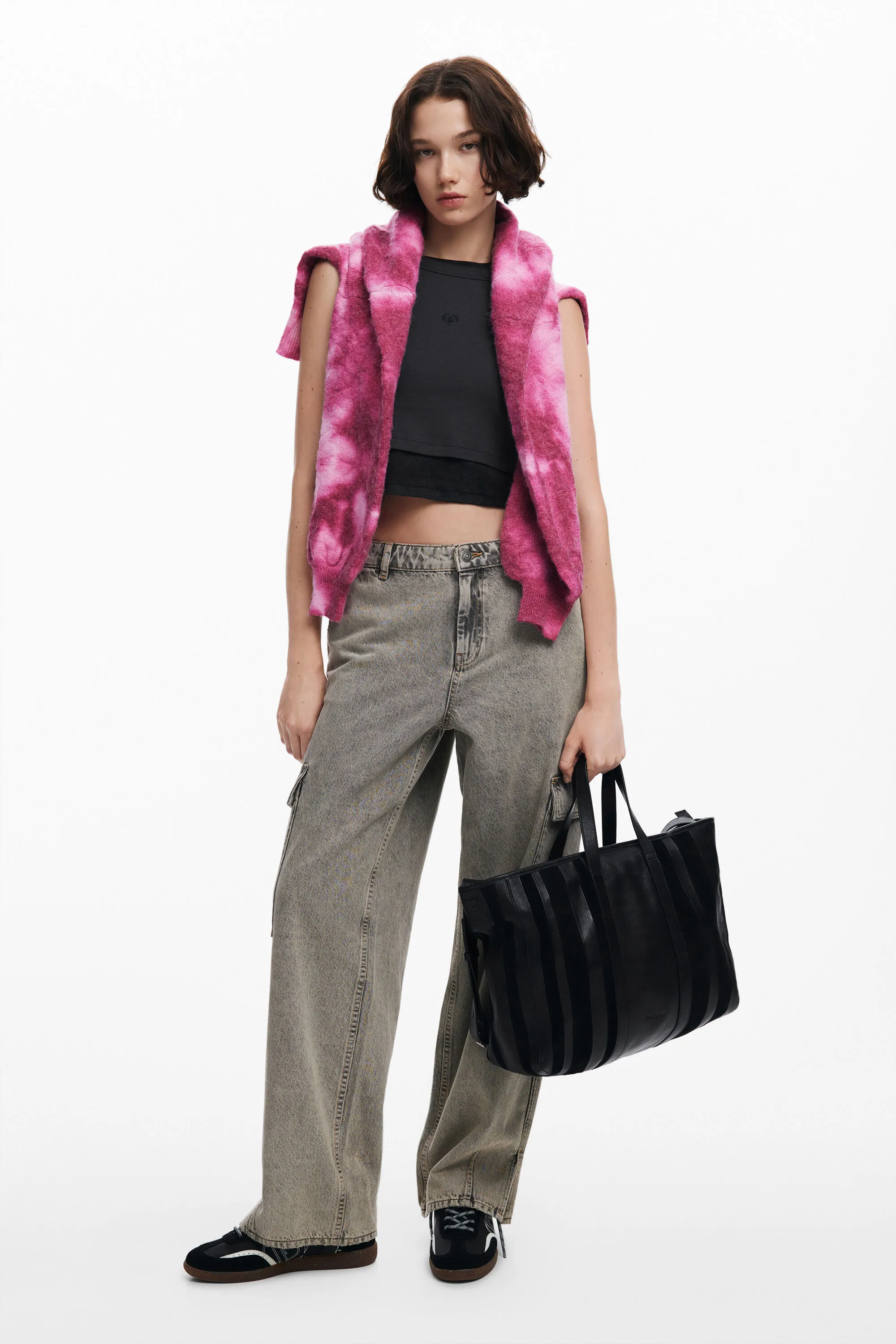 Bolso shopper piel