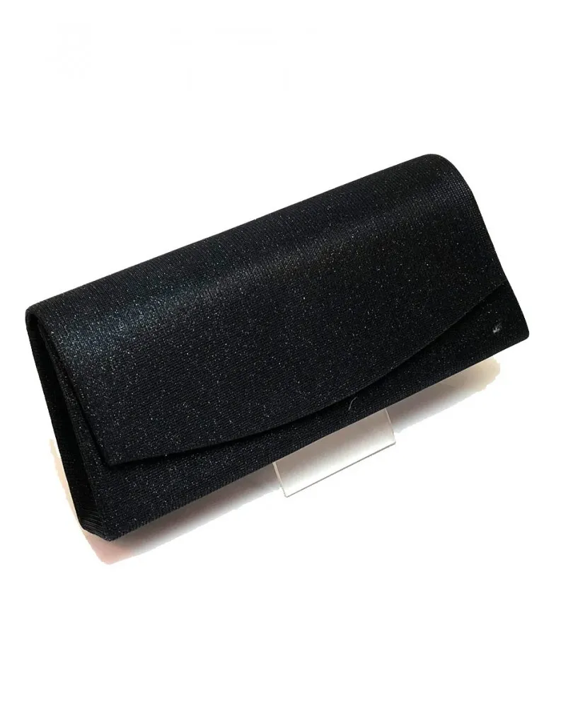 BOLSOS DE FIESTA NEGROS EFECTO LAME, ECONOMICOS