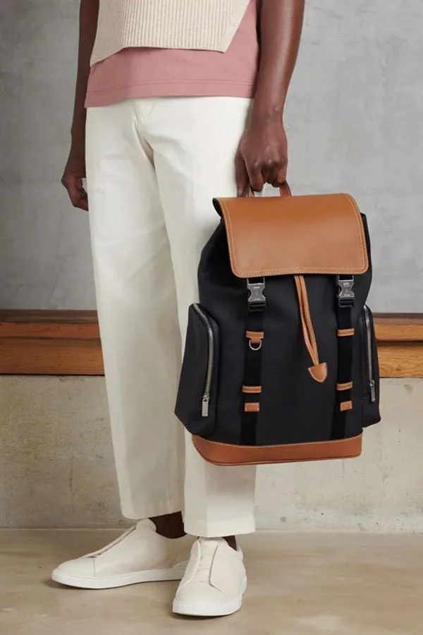 Bolsos Hombre Le Tanneur Tmau2700Y58 Noir Tan
