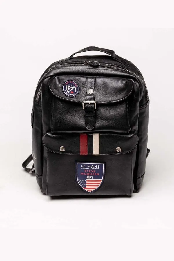 Bolsos Hombre Steve Mcqueen Matt3 Backpack Black