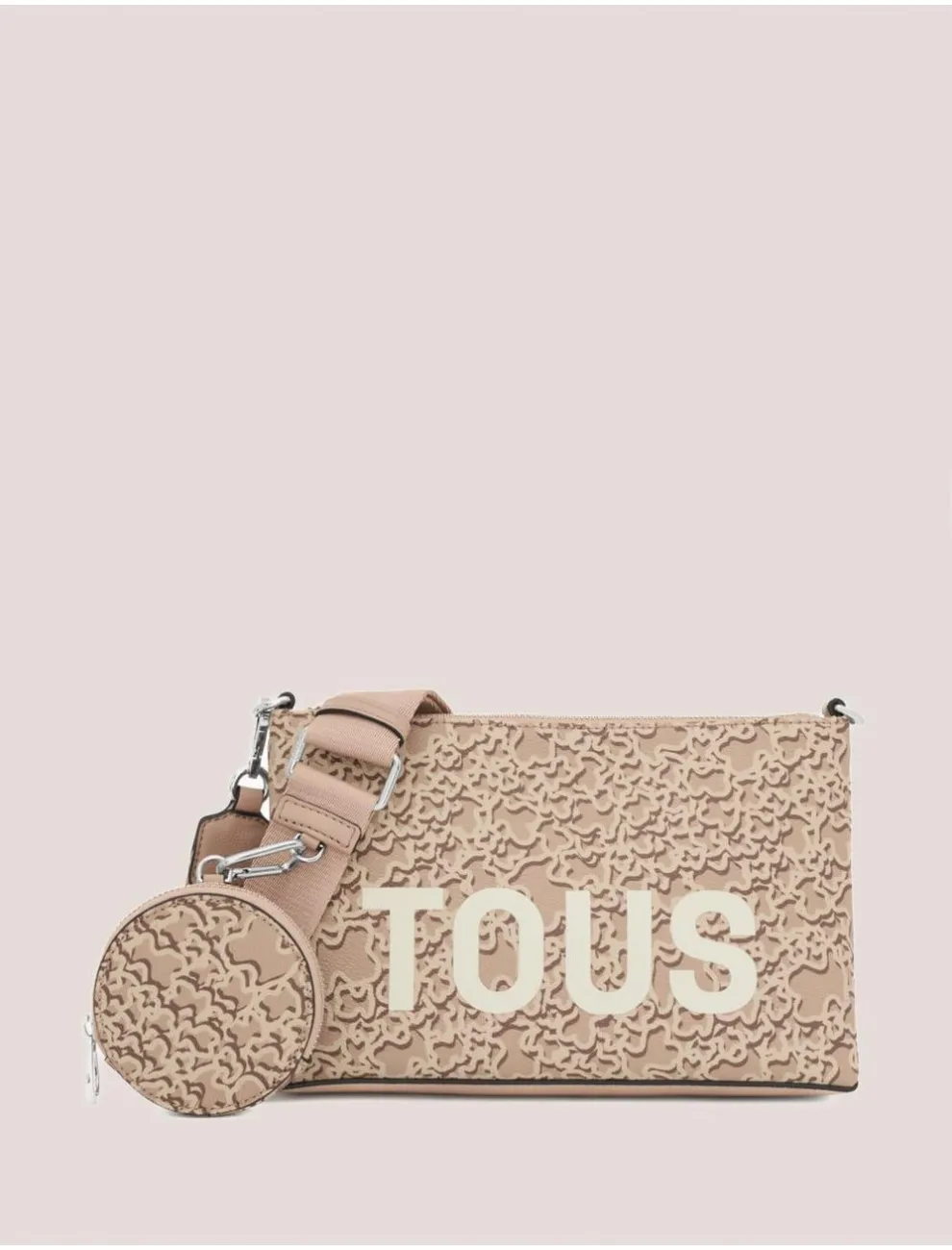 Bolsos Mujer Tous Kaos Mini Evolution Taupe