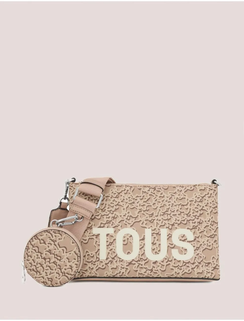 Bolsos Mujer Tous Kaos Mini Evolution Taupe