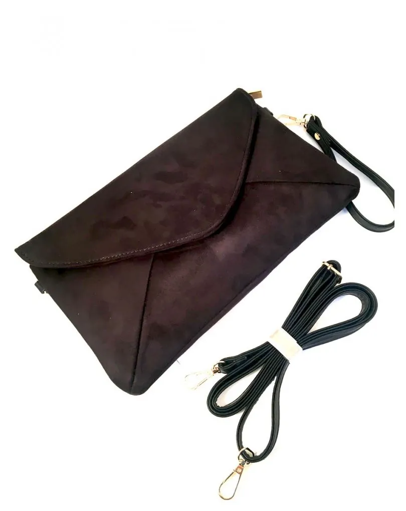 BOLSOS ONLINE NEGROS TIPO SOBRE Y BANDOLERA