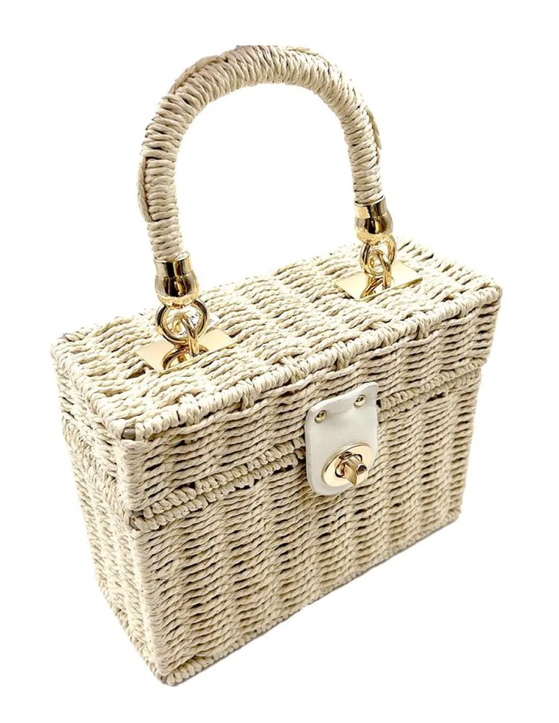 BOLSOS RAFIA BEIGE IDEALES BAUTIZOS Y COMUNIONES