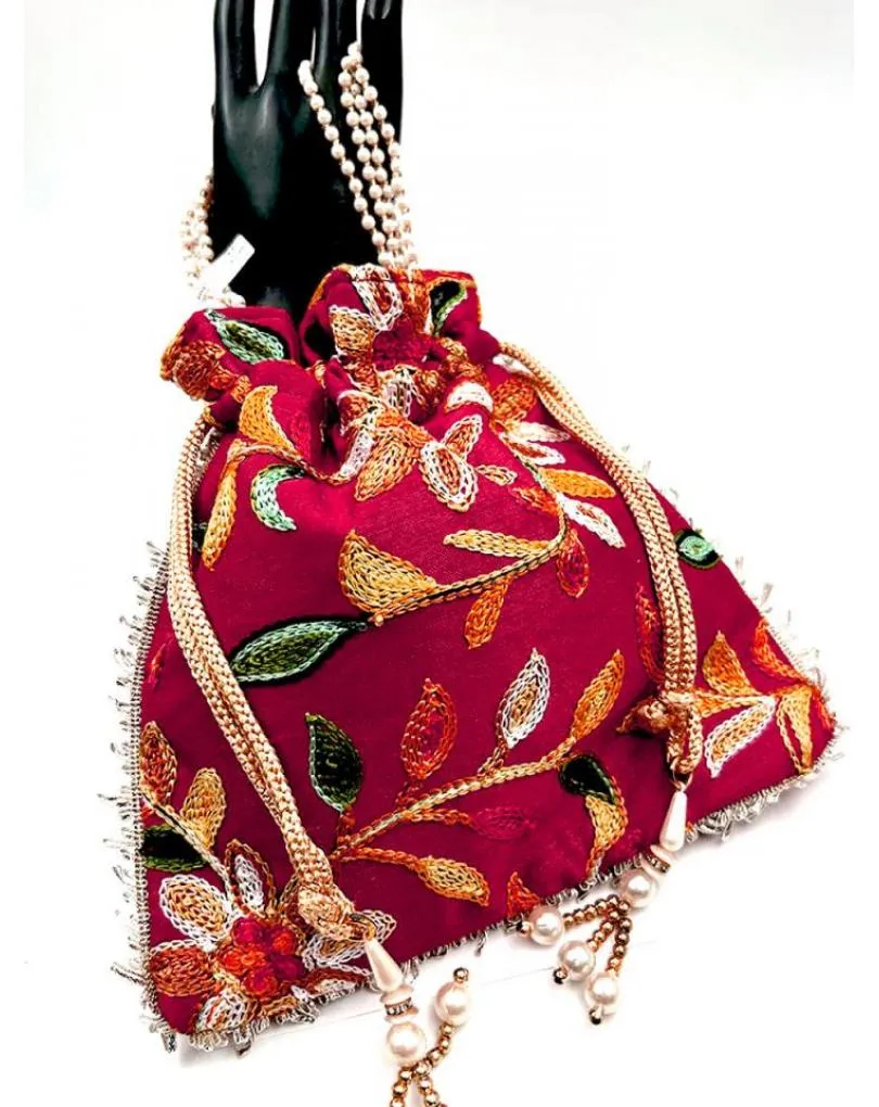 BOLSOS ROJOS ESTAMPADOS ELEGANTES LIMOSNERAS PARA BODAS