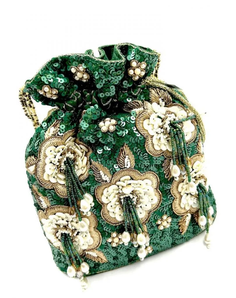 BOLSOS VERDES ESMERALDA FABULOSAS BOMBONERAS PARA BODAS