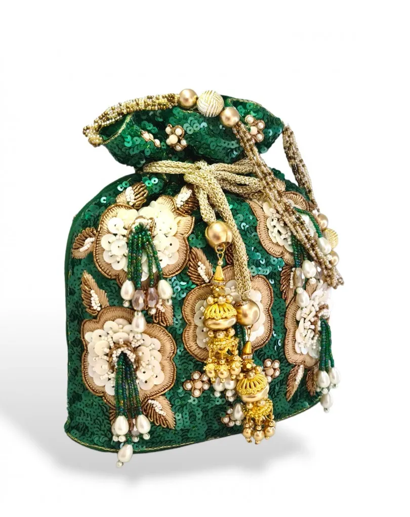 BOLSOS VERDES ESMERALDA FABULOSAS BOMBONERAS PARA BODAS