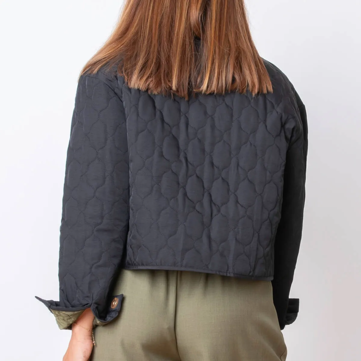 BOMBER ACOLCHADA  NEGRO