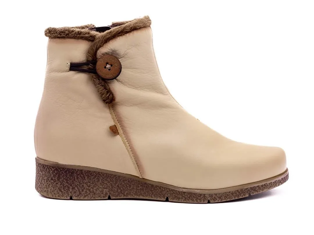 BOTA DE MUJER VALERIAS 9520 BEIGE