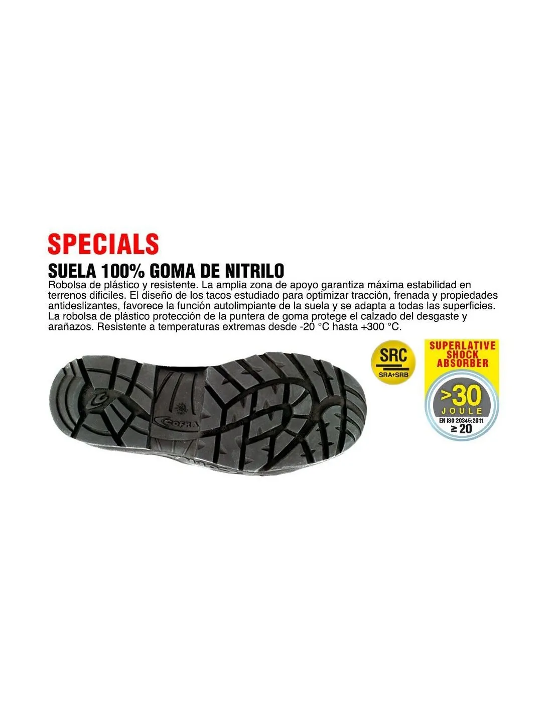 Bota de seguridad Cofra Fusión