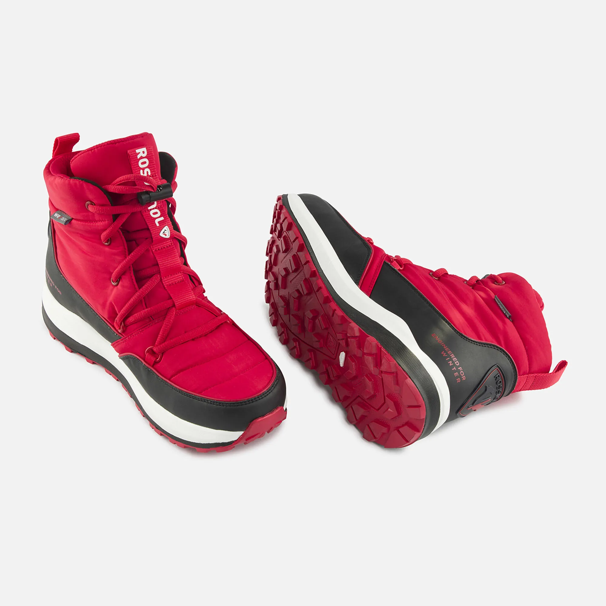 Botas de nieve unisex Podium en rojo